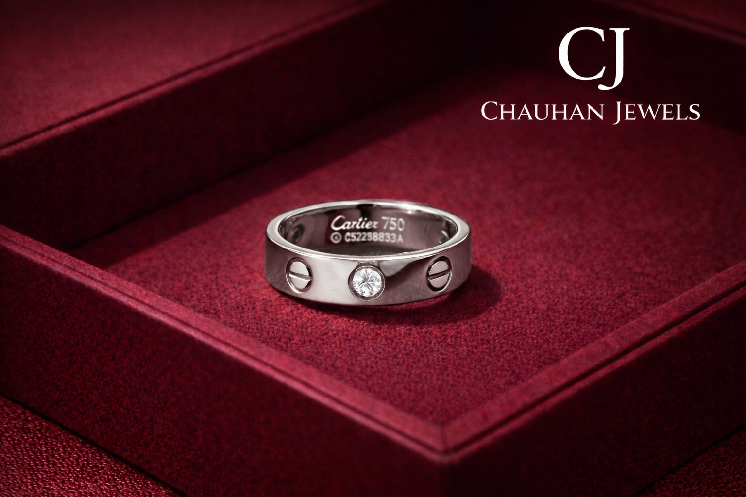 Luxury Crystal Love Ring