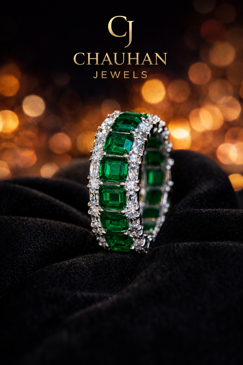 Luxury CZ Band Ring
