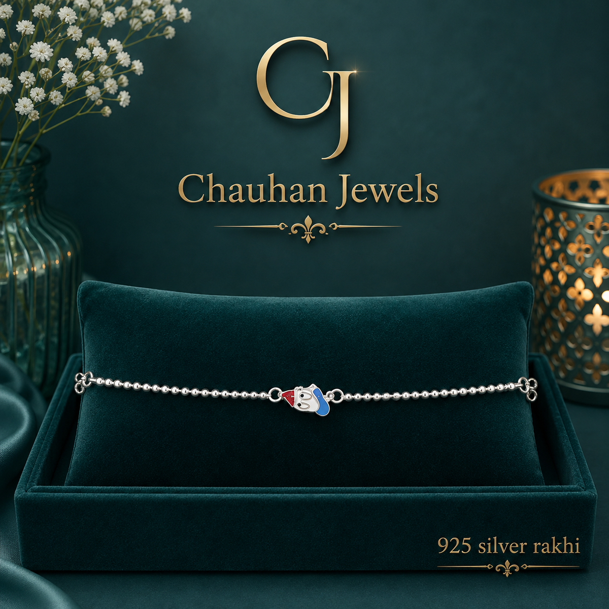 925 Silver Rakhi – Unique Character Design✨