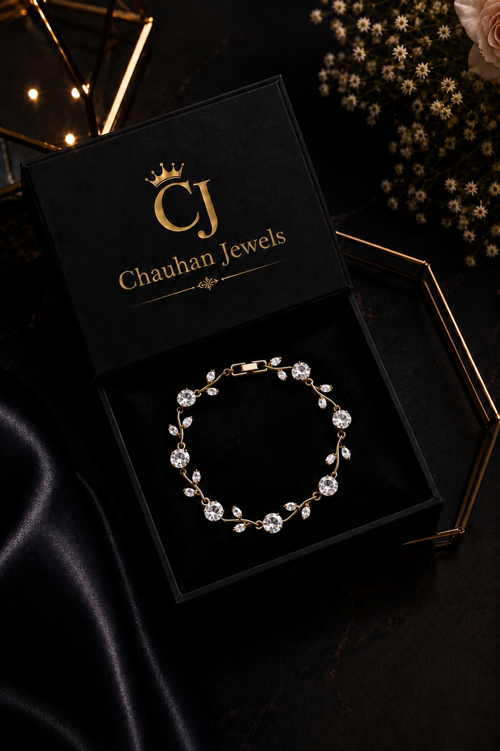 Luxury Tulip Floral Bracelet