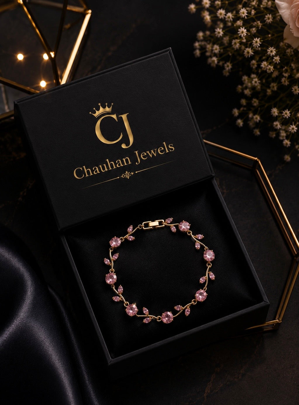 Luxury Tulip Floral Bracelet