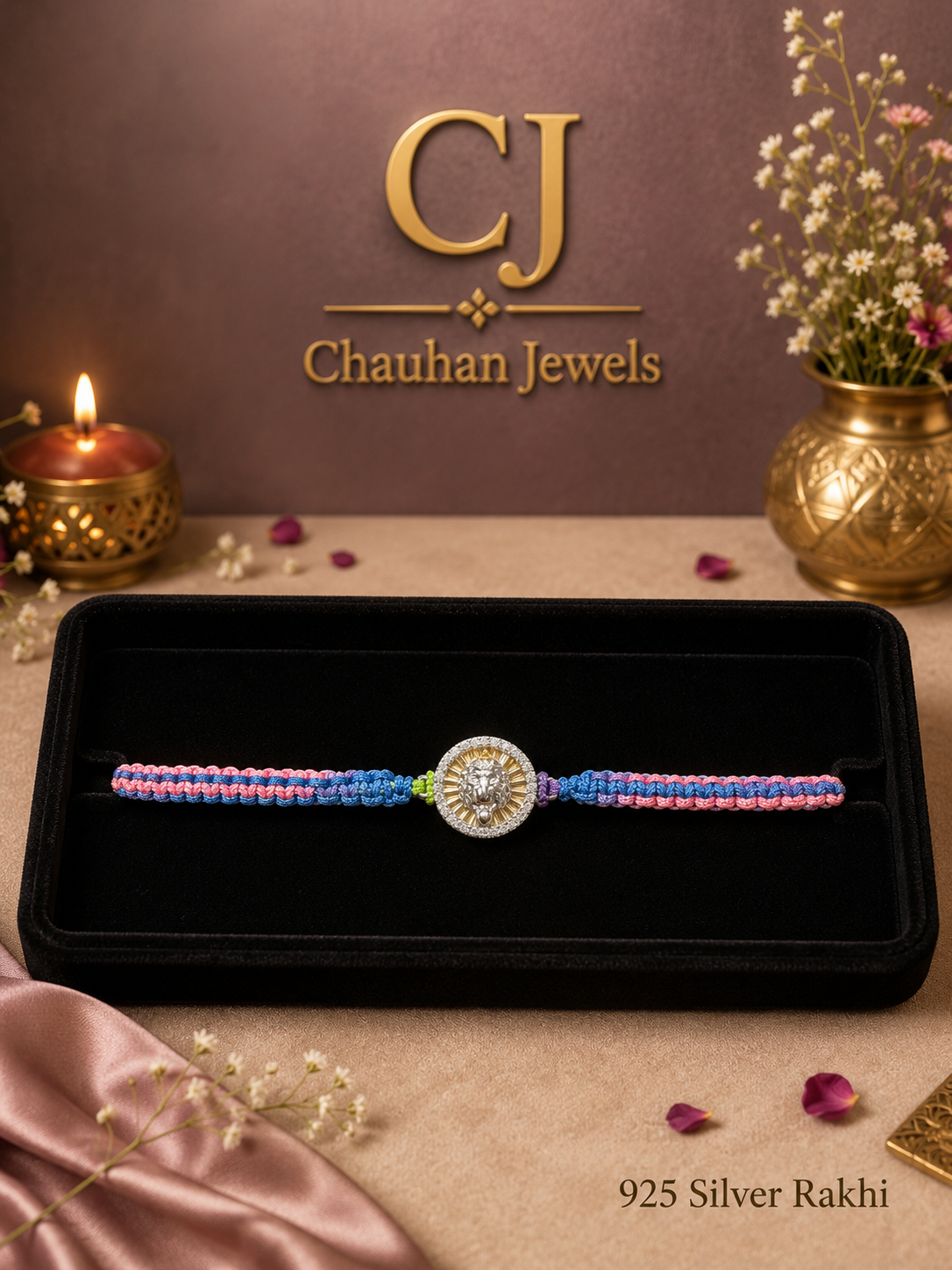 Festive Elegance – 925 Silver Rakhi