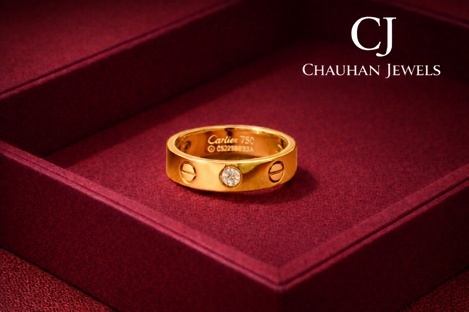 Luxury Crystal Love Ring