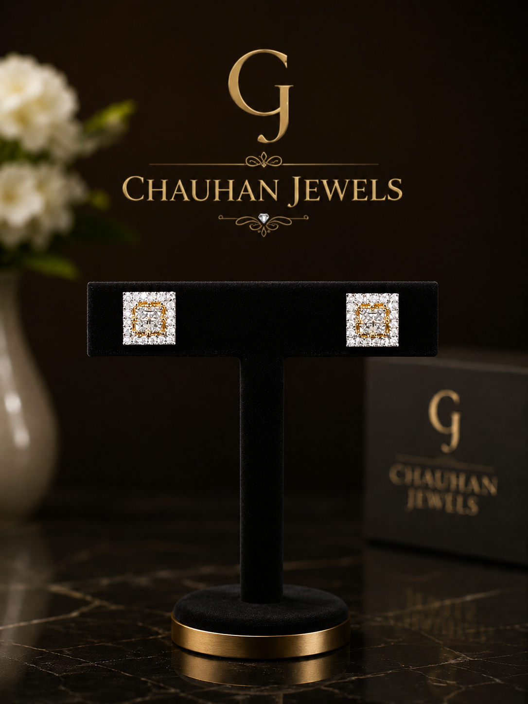 Premium Gold & Silver CZ Earrings