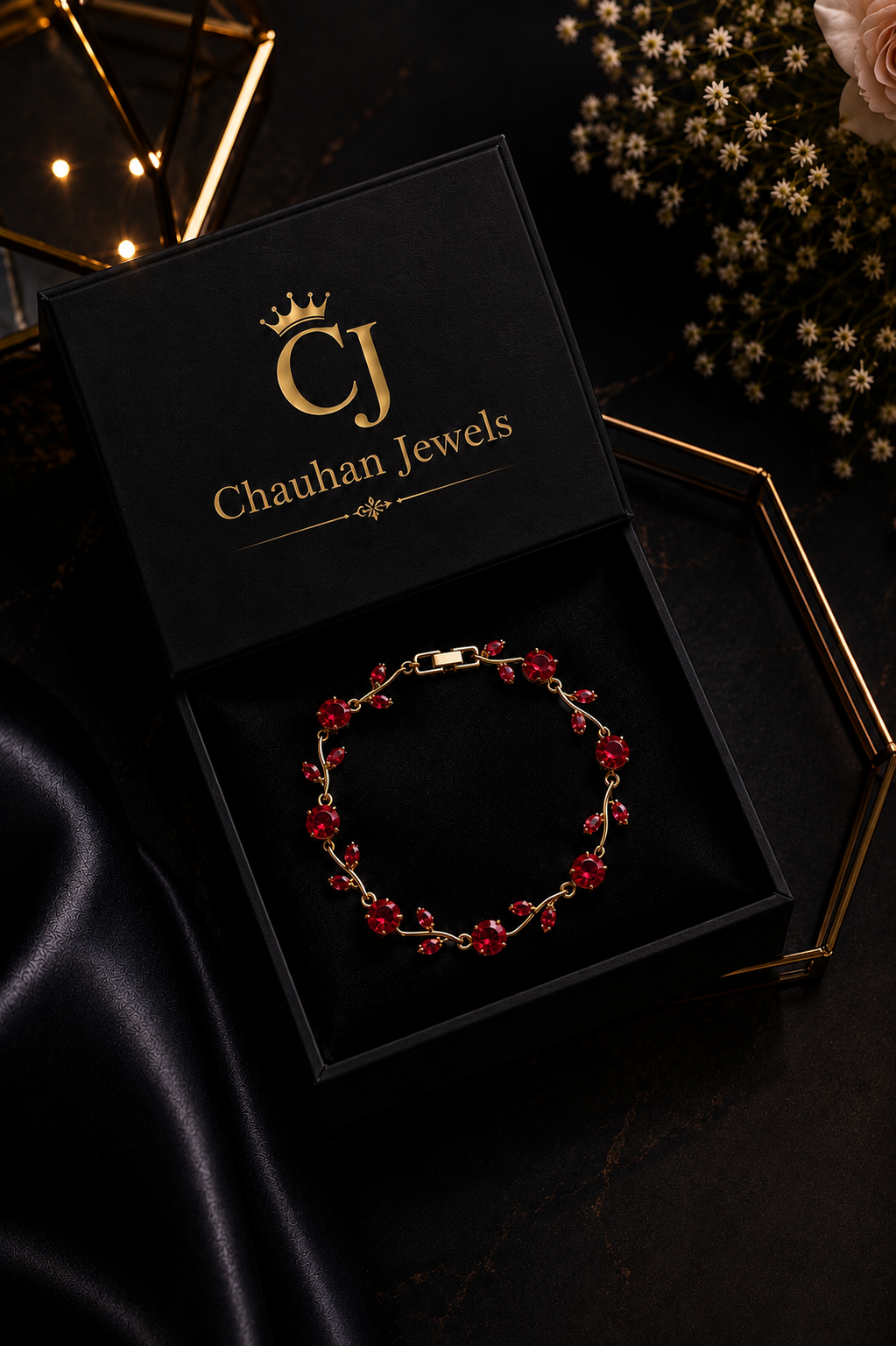Luxury Tulip Floral Bracelet