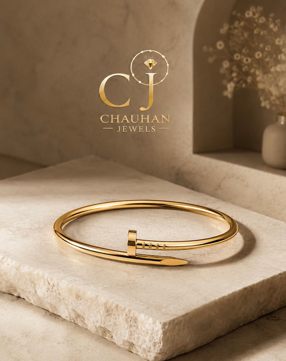 Cartier-Inspired Nail Bracelet
