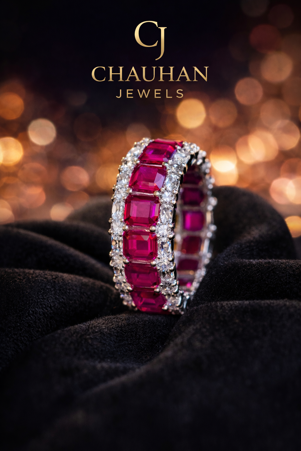 Luxury CZ Band Ring