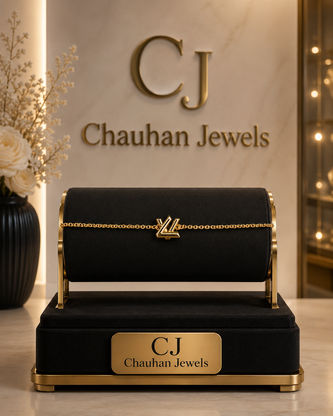 Luxurious Gold Chain Bracelet